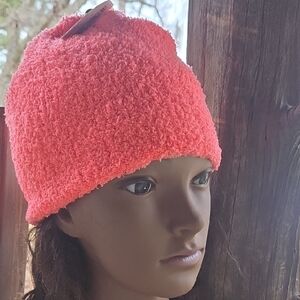 Snugadoo Salmon Melon Pink Soft Knit Beanie Hat